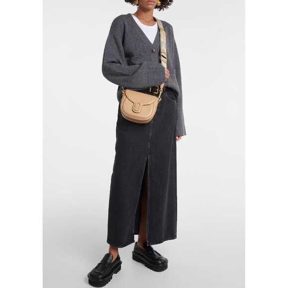 Marc Jacobs The Messenger Saddle Bag Medium In Leather Camel Cream OS - Picture 13 of 16